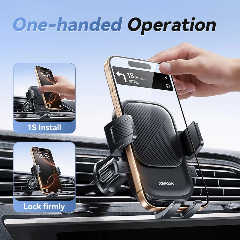 Joyroom 360° Car Phone Mount – Air Vent Holder | One-Hand Operation | Fits 4.7–6.9" Phones