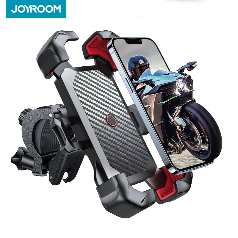 Joyroom 360° Motorcycle & Bike Phone Mount – Universal Shockproof Holder for 4.7"–7" Phones