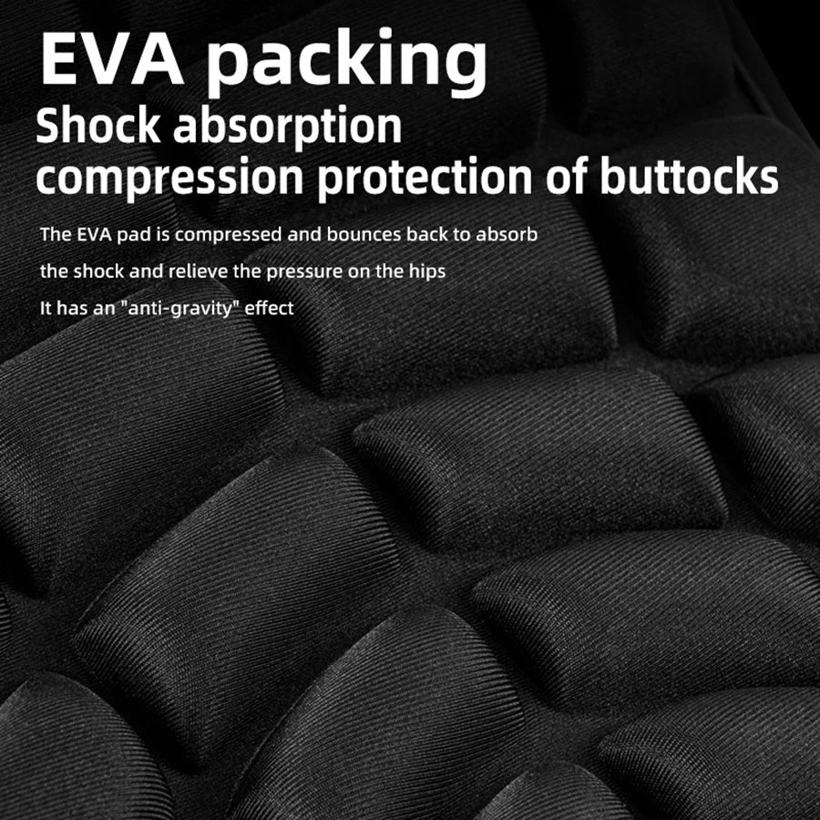 2 Pack Motorcycle Seat Pad 3D Comfort Gel Cushion Seat Breathable Universal Shock Absorbing Seat Cover for Advanced Mountain