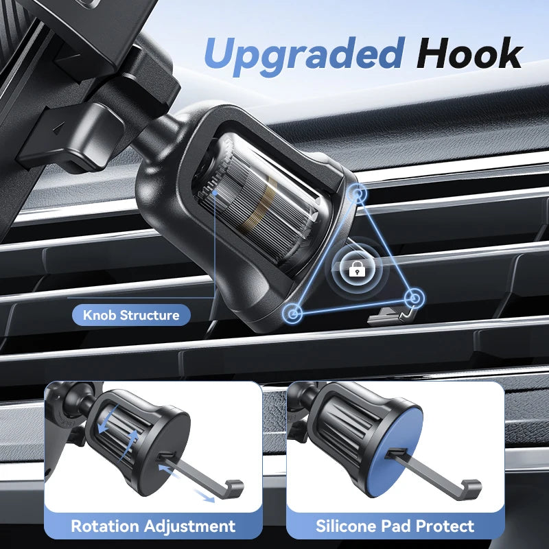 Joyroom 360° Car Phone Mount – Air Vent Holder | One-Hand Operation | Fits 4.7–6.9" Phones