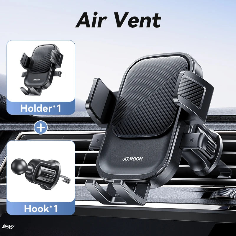 Joyroom 360° Car Phone Mount – Air Vent Holder | One-Hand Operation | Fits 4.7–6.9" Phones