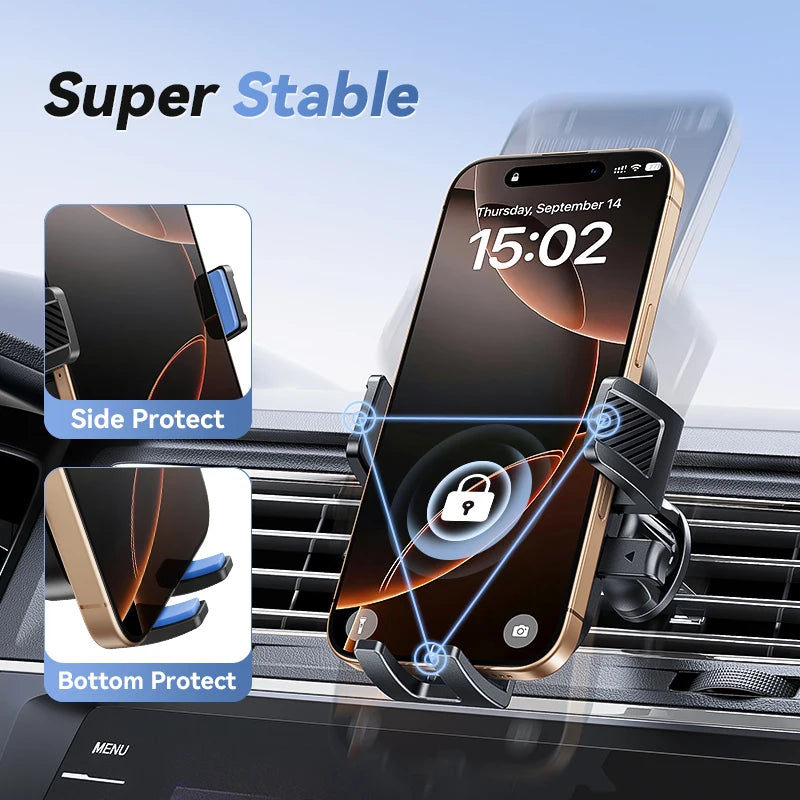 Joyroom 360° Car Phone Mount – Air Vent Holder | One-Hand Operation | Fits 4.7–6.9" Phones