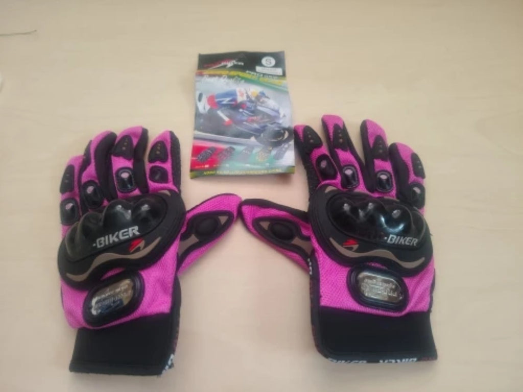 PRO Biker motorcycle gloves – real pair and details