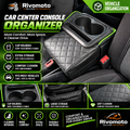 RivoMoto Car Center Console Organizer - Vehicle Organization - portada verde aprobada