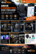 RivoMoto Joyroom 360 degree car phone mount – Vehicle Organization