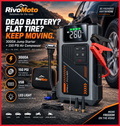 RivoMoto Jump Starter – Roadside Emergencies