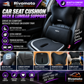 RivoMoto NIRA car seat neck and lumbar support comfort set