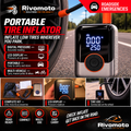 Rivomoto Portable Tire Inflator - Roadside Emergencies