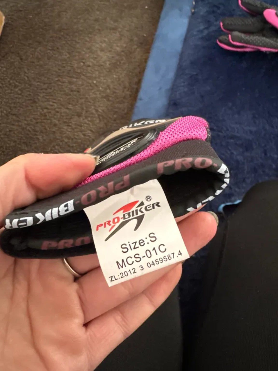 Fotografía real de cliente de guantes PRO Biker - 118813