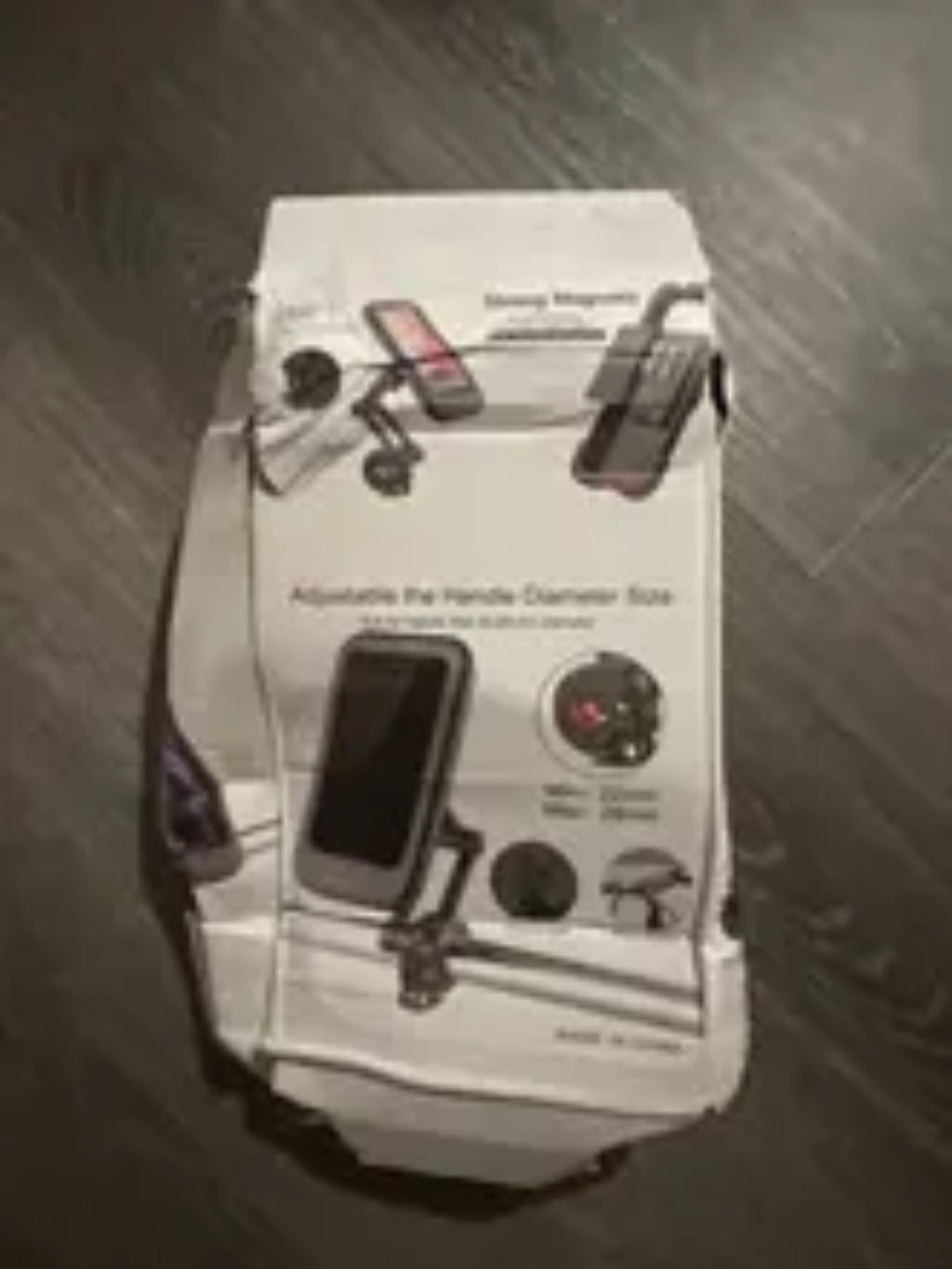 Waterproof motorcycle phone holder original product packaging