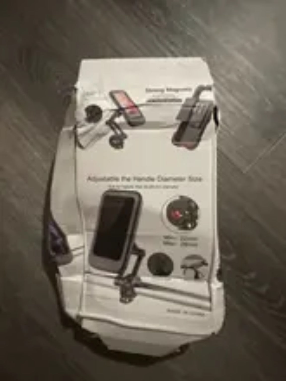 Waterproof motorcycle phone holder original product packaging