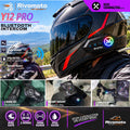 RivoMoto Y12 Pro Bluetooth Intercom – Ride Safer & Connected | 2 Riders | 500M | IPX6
